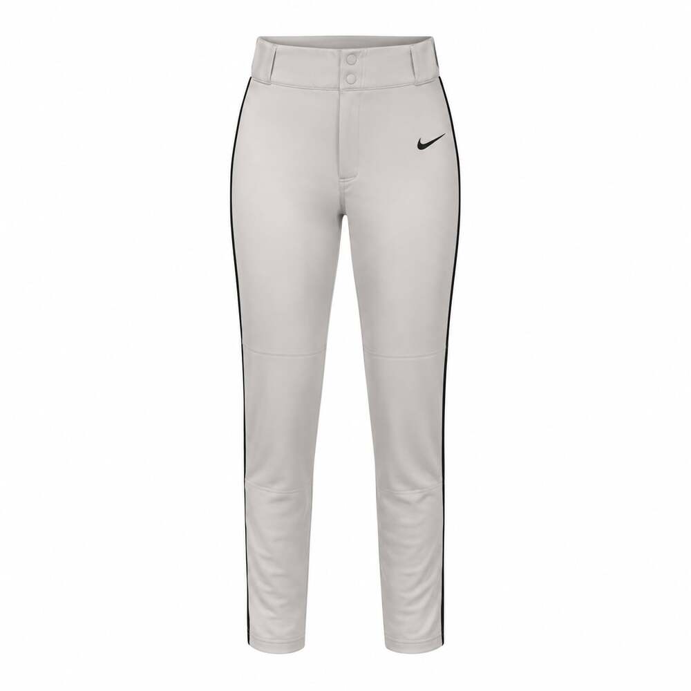 Nike Vapor Gray Baseball Pants with Black Side Piping Men’s Size S